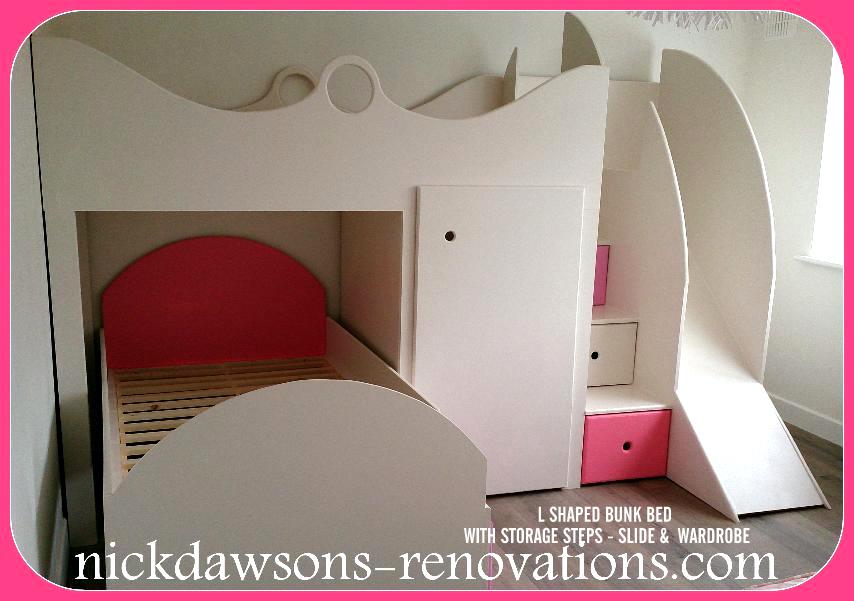 CHILDRENS STORAGE BEDS, BESPOKE CHILDRENS BEDS